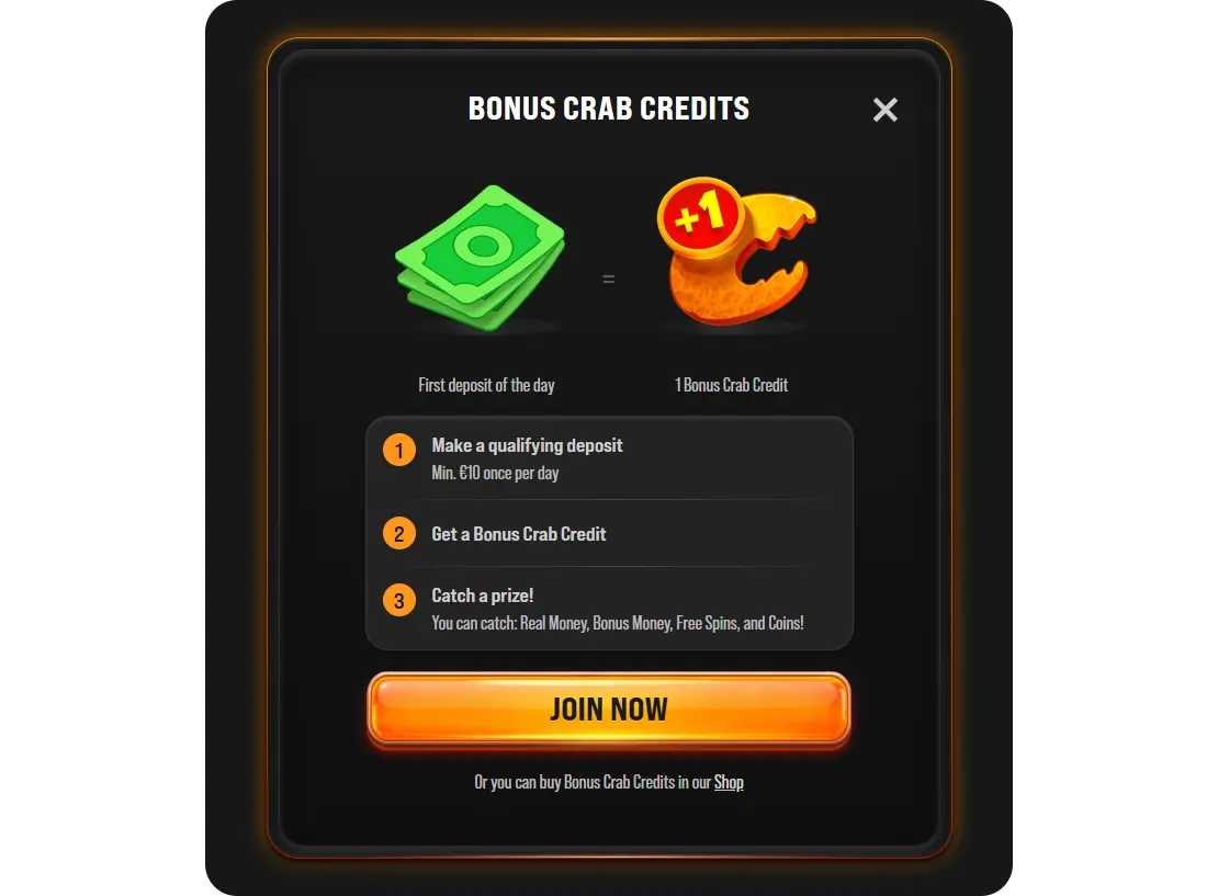Bonus Crab at WildHub